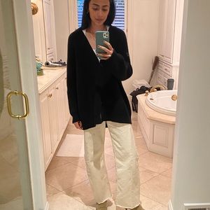 Jenni Kayne Black Cashmere Cocoon Cardigan